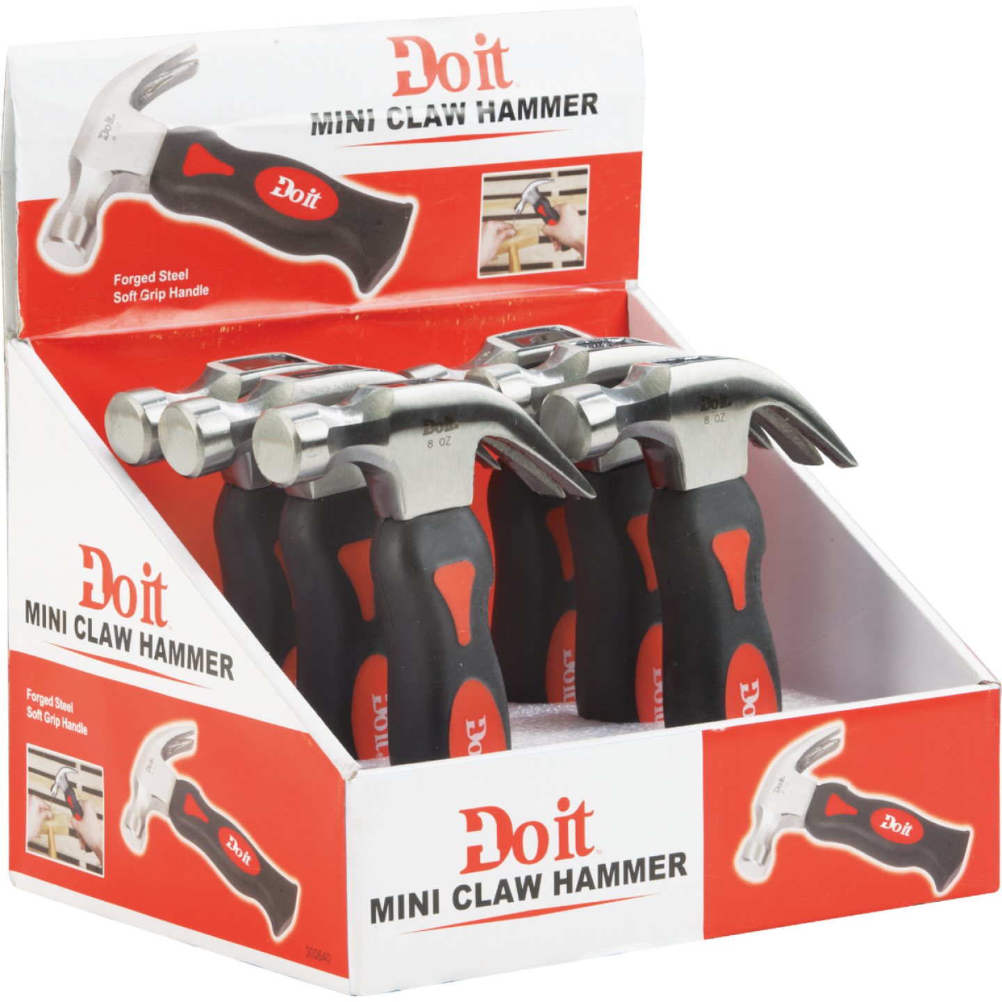 Do it Mini 8 Oz. Smooth-Face Curved Claw Hammer with Steel Handle Image 4
