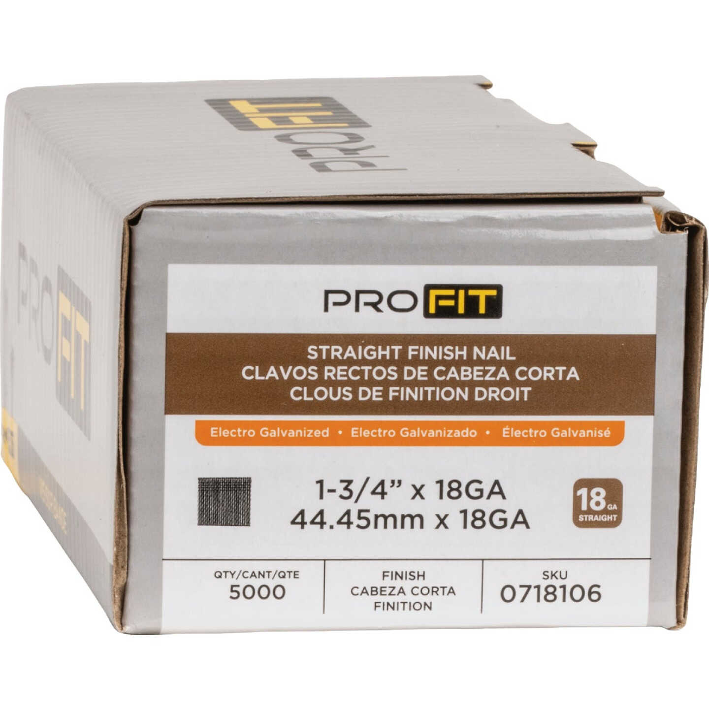 Pro-Fit 1-3/4 In. 18 Gauge Electro Galvanized Brad Nail (5000 Ct.) Image 2