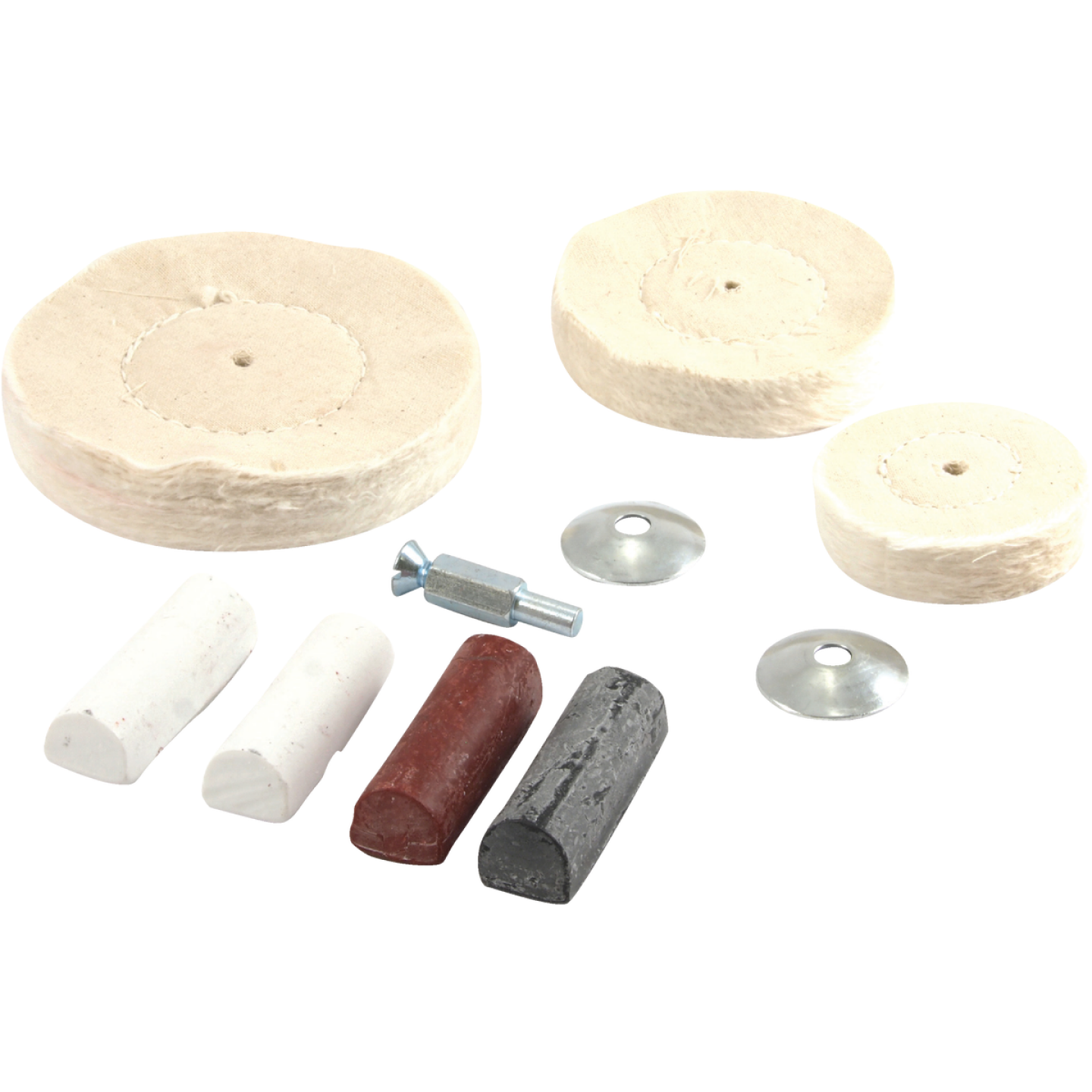 Forney Assorted 1/4 In. x Buffing Wheel Image 1