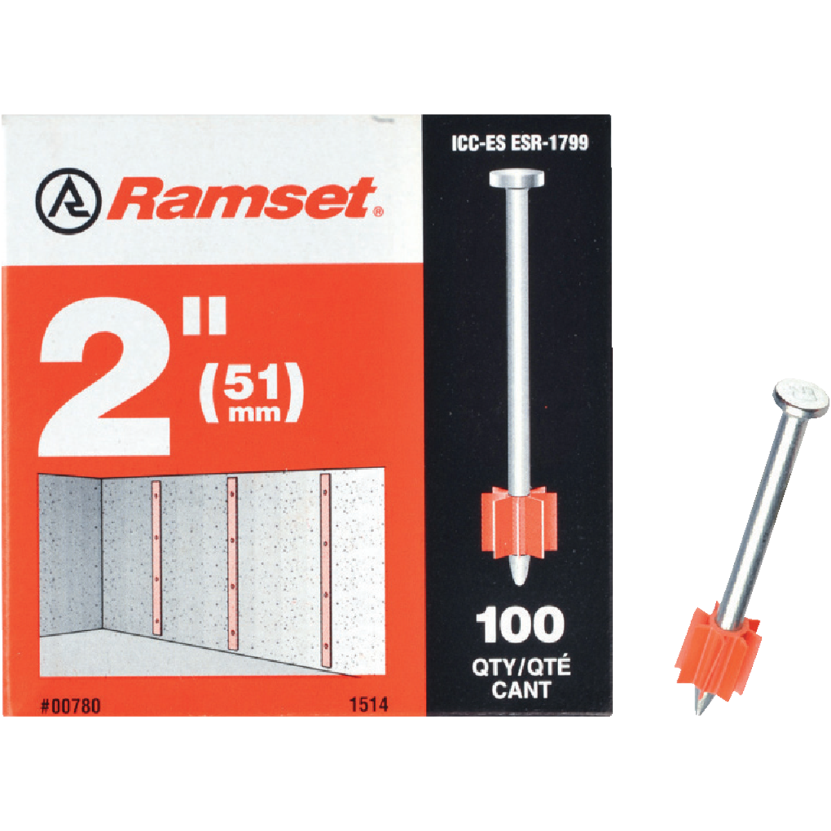Ramset 2 In. Fastening Pin (100-Pack) Image 1