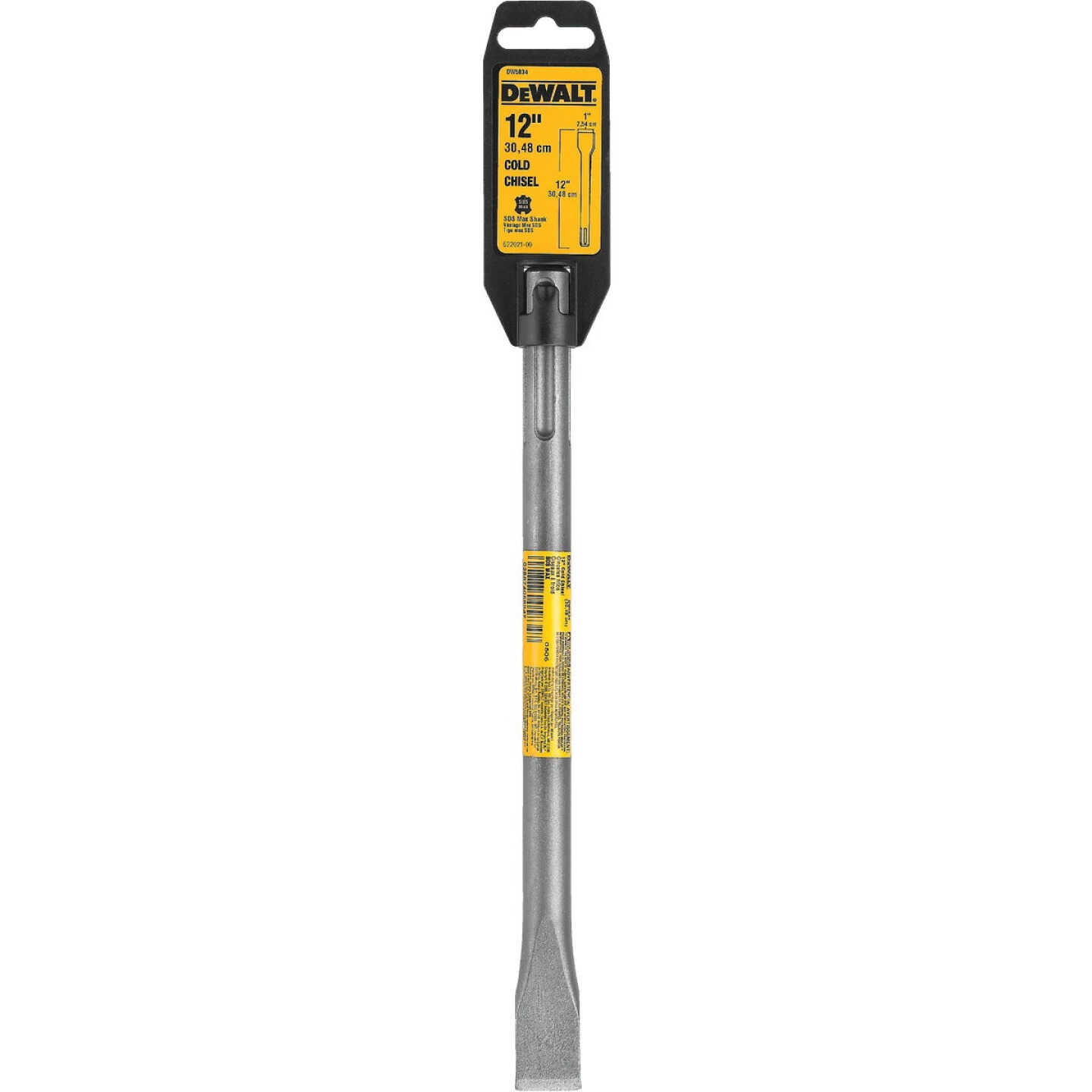 DEWALT SDS Max 1 In. x 12 In. Cold Chisel Bit Image 2