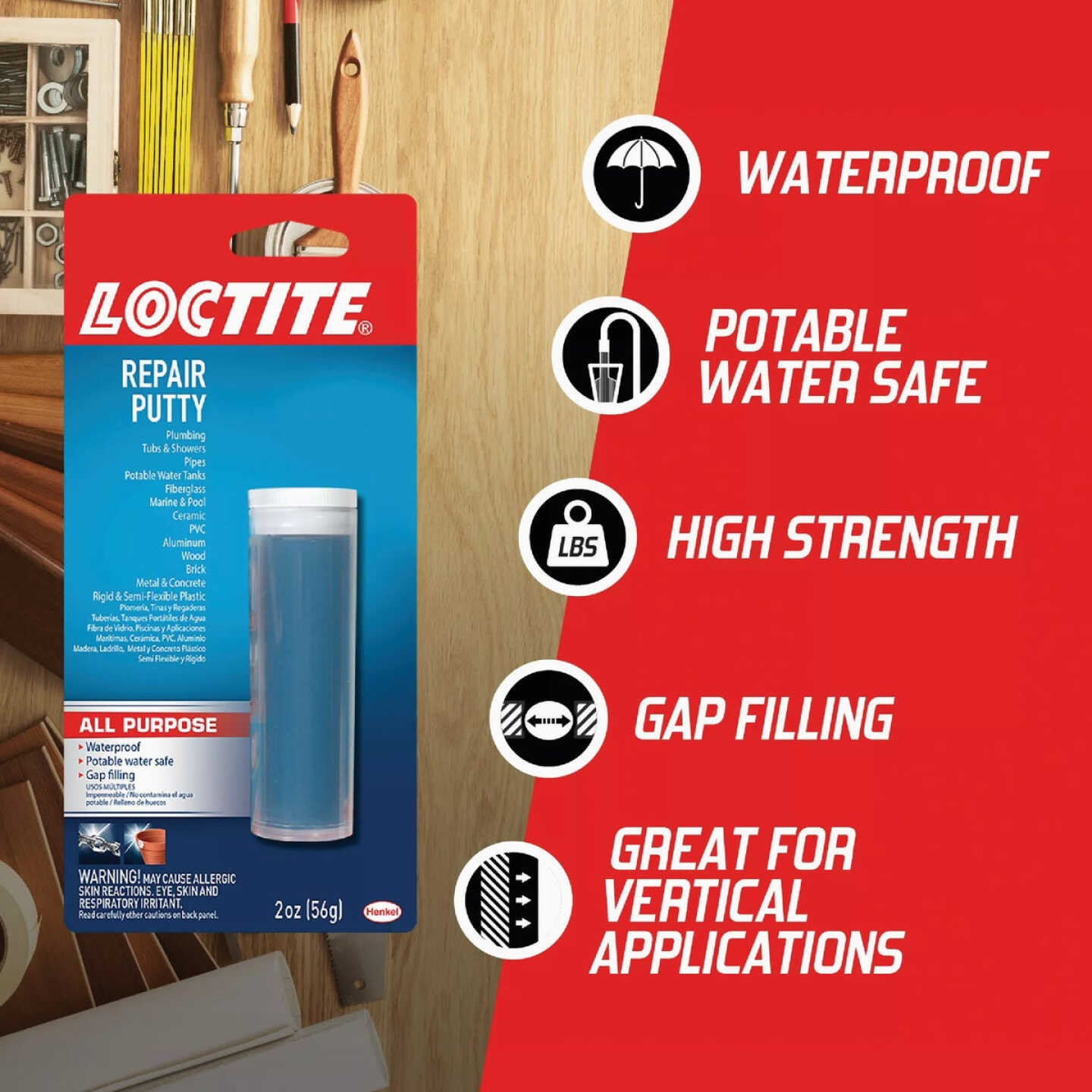 Loctite 2 Oz. All Purpose Epoxy Putty Image 5