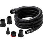 Channellock 1-7/8 In. Dia. x 7 Ft. L. Black Plastic Wet/Dry Vacuum Hose with Adapter & Connectors Image 1