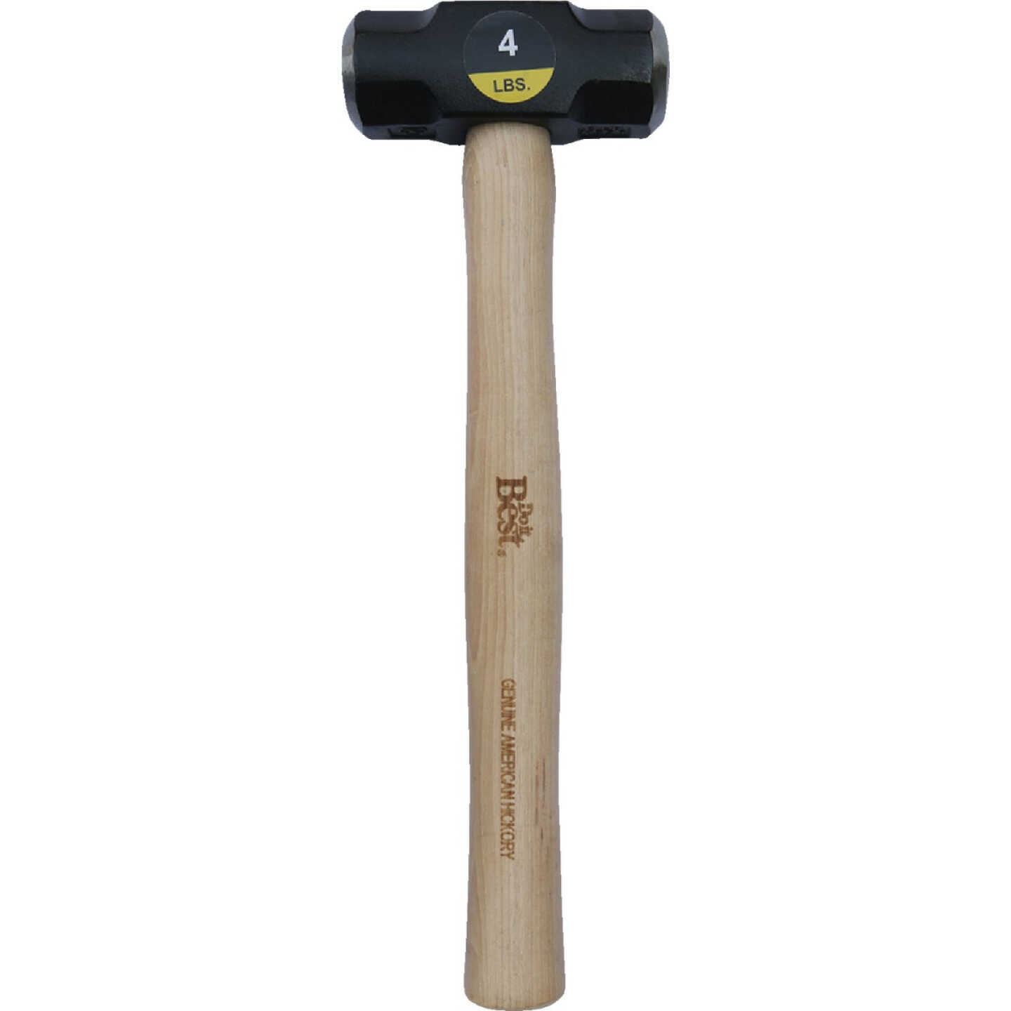 Do it Best 4 Lb. Steel Double Face Drilling Hammer with Hickory Handle Image 1