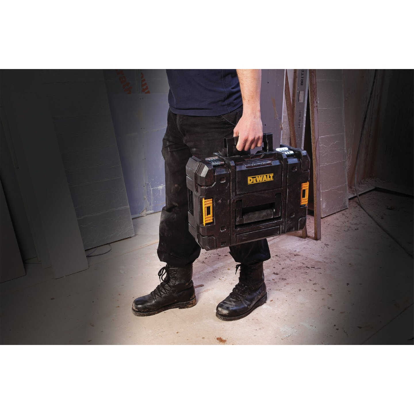 DEWALT TSTAK II Flat Top Toolbox, 66 Lb. Capacity Image 3