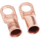 Forney #1 Cable x 3/8 In. Stud Copper Cable Lug (2-Pack) Image 1
