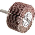 Forney 2 In. x 1/4 In. 120 Grit Shank Mounted Flap Sanding Wheel Image 1