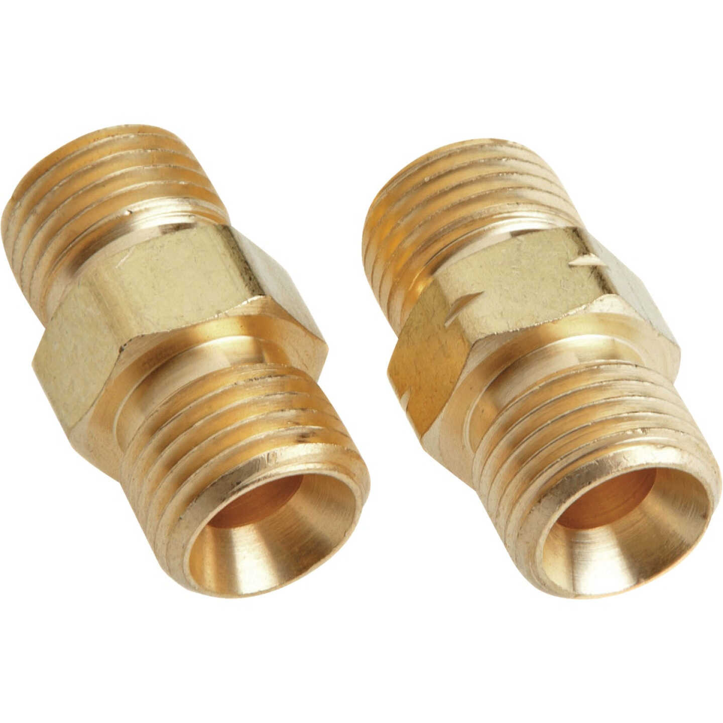 Forney 9/16 In.-18 Thread B Hose Coupler, (2-Pack) Image 1