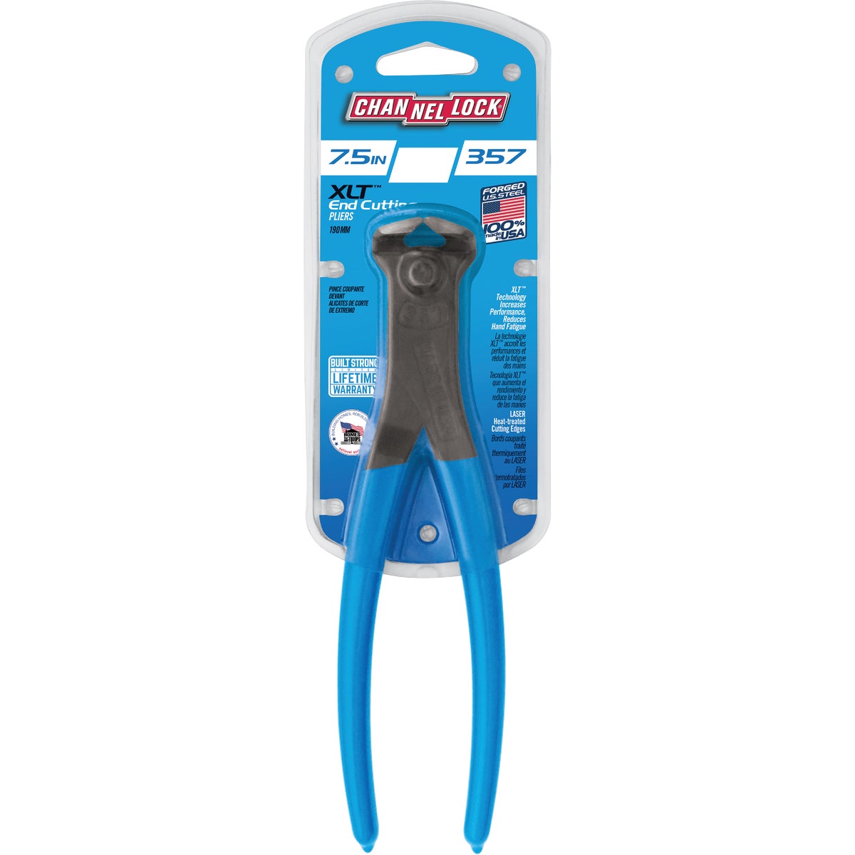 Channellock 7-1/2 In. E Series High Leverage Cutting Nipper Image 3