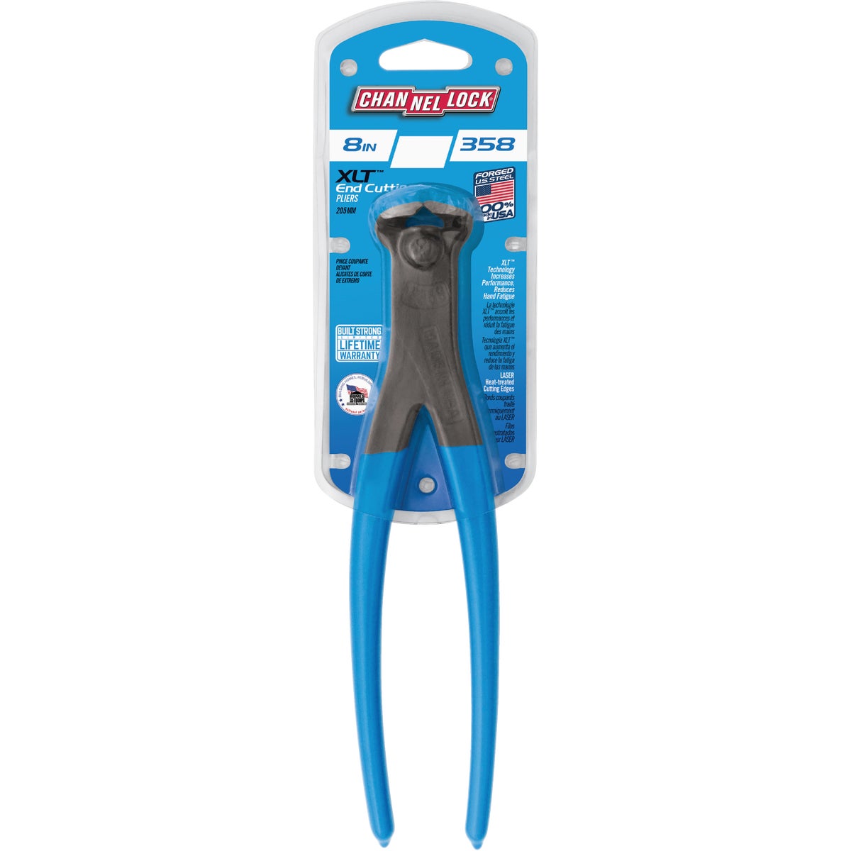 Channellock 8 In. E Series High Leverage Cutting Nipper Image 3
