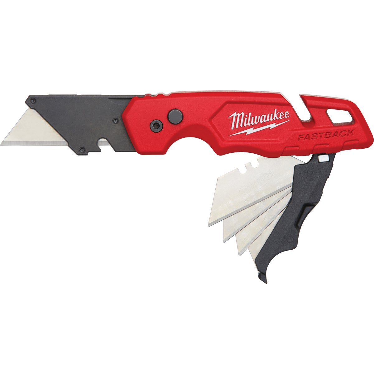 Milwaukee FASTBACK Folding Utility Knife with Blade Storage Image 1