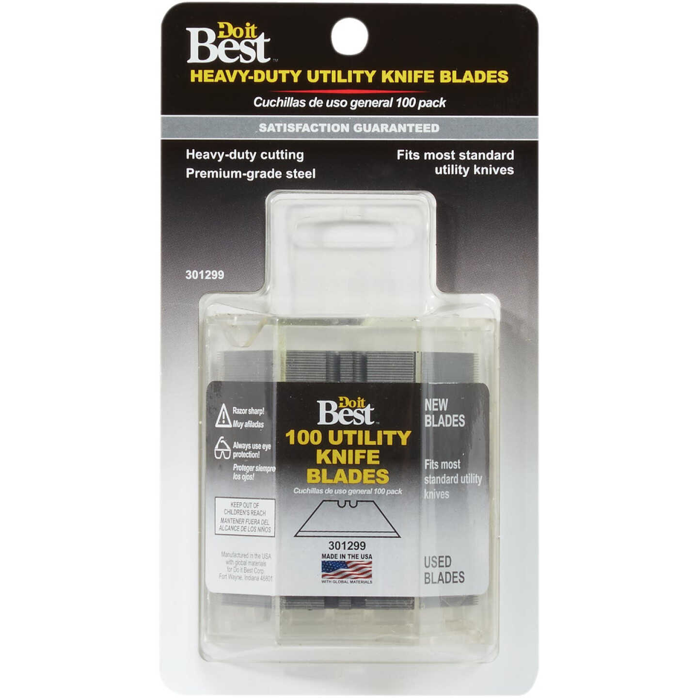 Do it Best 2-Notch Utility Knife Blades (100-Count) Image 1