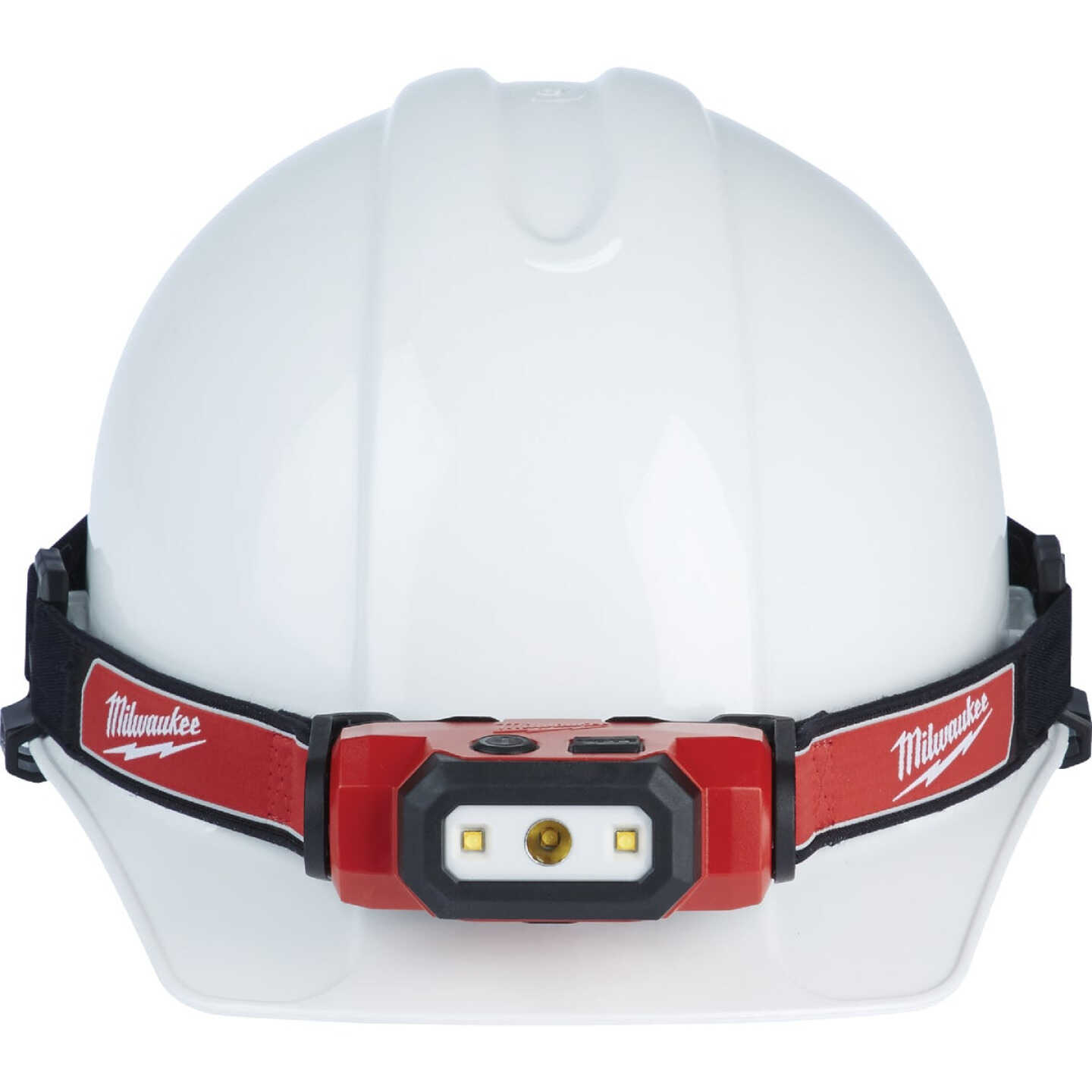 Milwaukee 600 Lm. LED REDLITHIUM USB Rechargeable Hard Hat Headlamp Image 1
