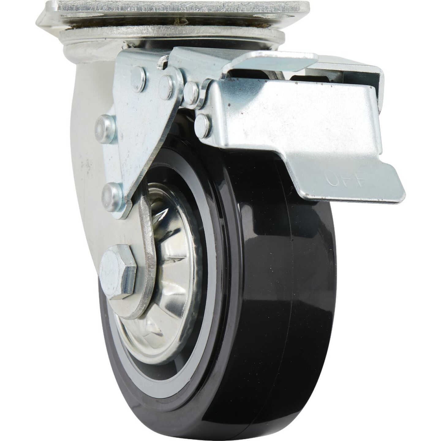 Channellock 5 In. Rubber Toolbox Caster (4-Pack) Image 5