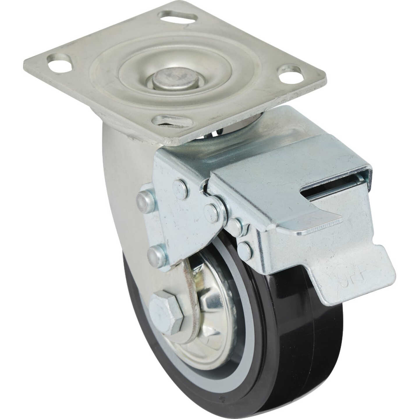 Channellock 5 In. Rubber Toolbox Caster (4-Pack) Image 3