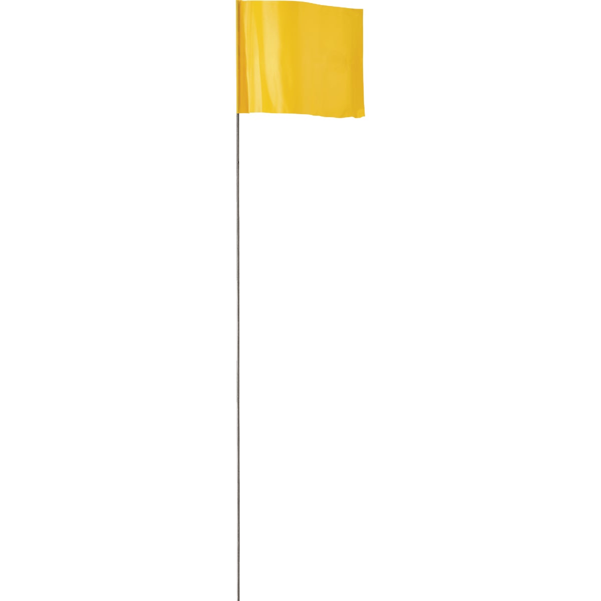 Empire 21 In. Steel Staff Yellow Marking Flags (100-Pack)