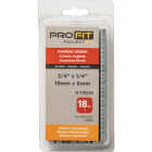 Pro-Fit 1/4 In. x 3/4 In. 18 Gauge Electro Galvanized L-Style Narrow Crown Staple (1000 Ct.) Image 2