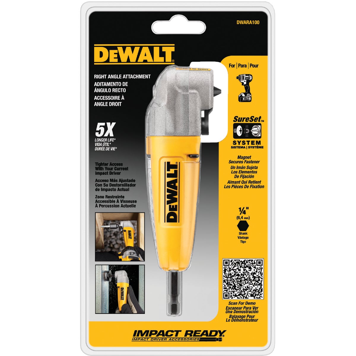 DEWALT Impact Ready Right Angle Drive Attachment Image 3