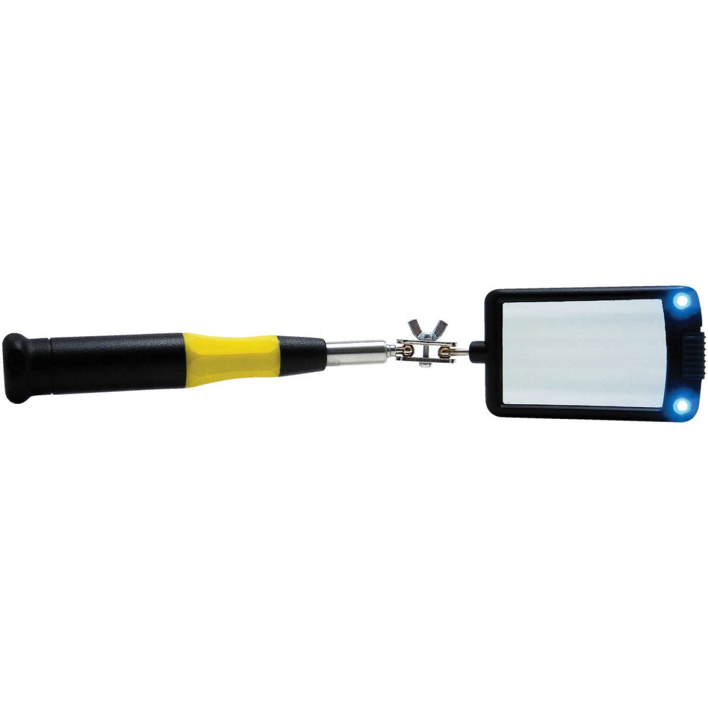 General Tools 2 In. x 3 In. Lighted Rectangular Inspection Mirror Image 1