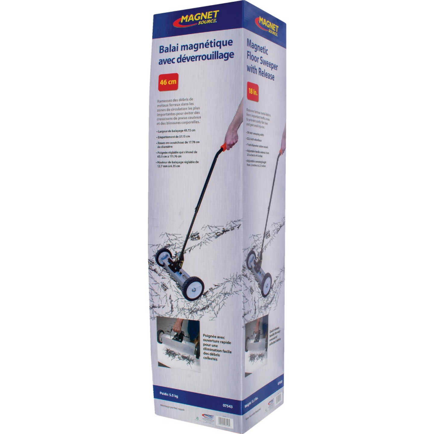 Master Magnetics 18 in. Magnetic Floor Sweeper Image 7