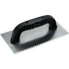 Marshalltown QLT 1/4 In. Square Notched & 1/4 In. U-Notched Trowel w/Black Handle Image 1