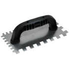 Marshalltown QLT 1/2 In. Square Notched & 1/4 In. U-Notched Trowel w/Black Handle Image 1