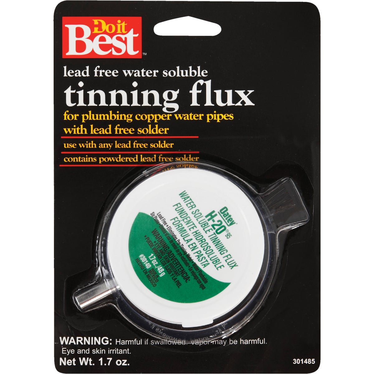 Do it Best H-2095 1.7 Oz. Water Soluble Tinning Flux, Powdered Image 1