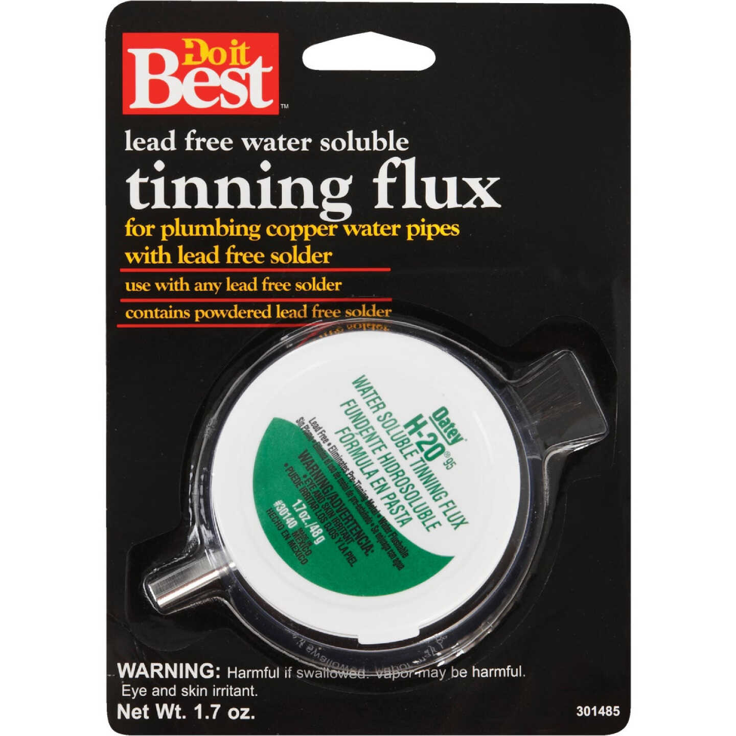 Do it Best H-2095 1.7 Oz. Water Soluble Tinning Flux, Powdered Image 1