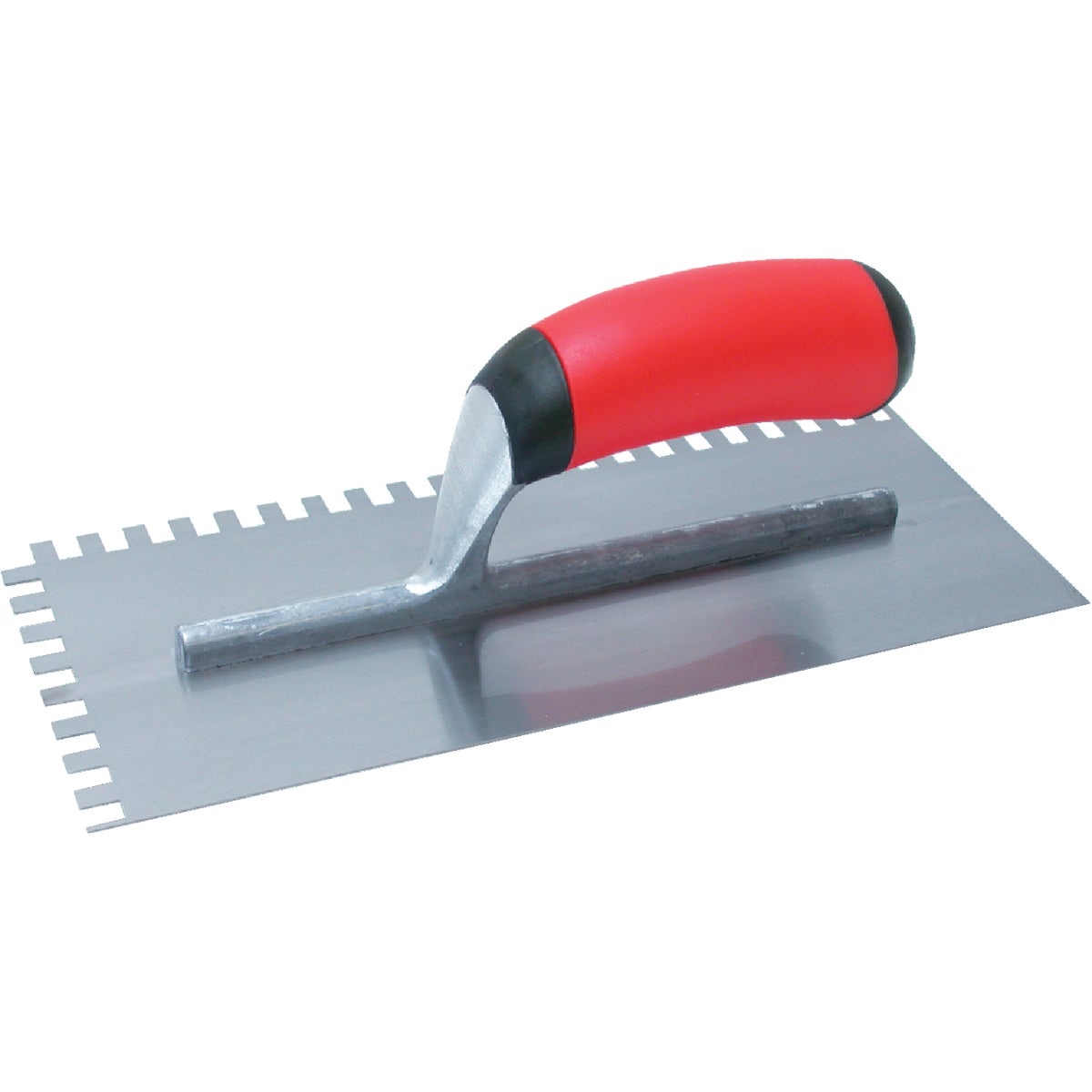Marshalltown QLT 1/2 In. Square Notched Trowel w/Soft Grip