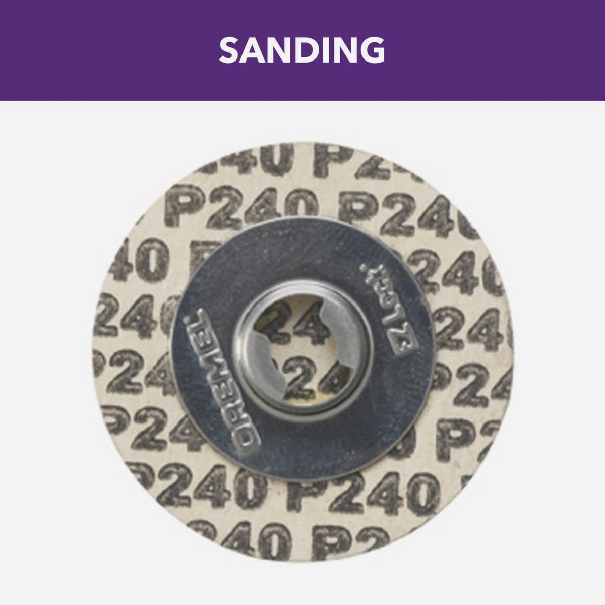 Dremel 1-1/4 In. 240 Grit EZ Lock Sanding Disc Image 2