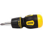 Stanley Multi-Bit Stubby Ratcheting Screwdriver Image 3