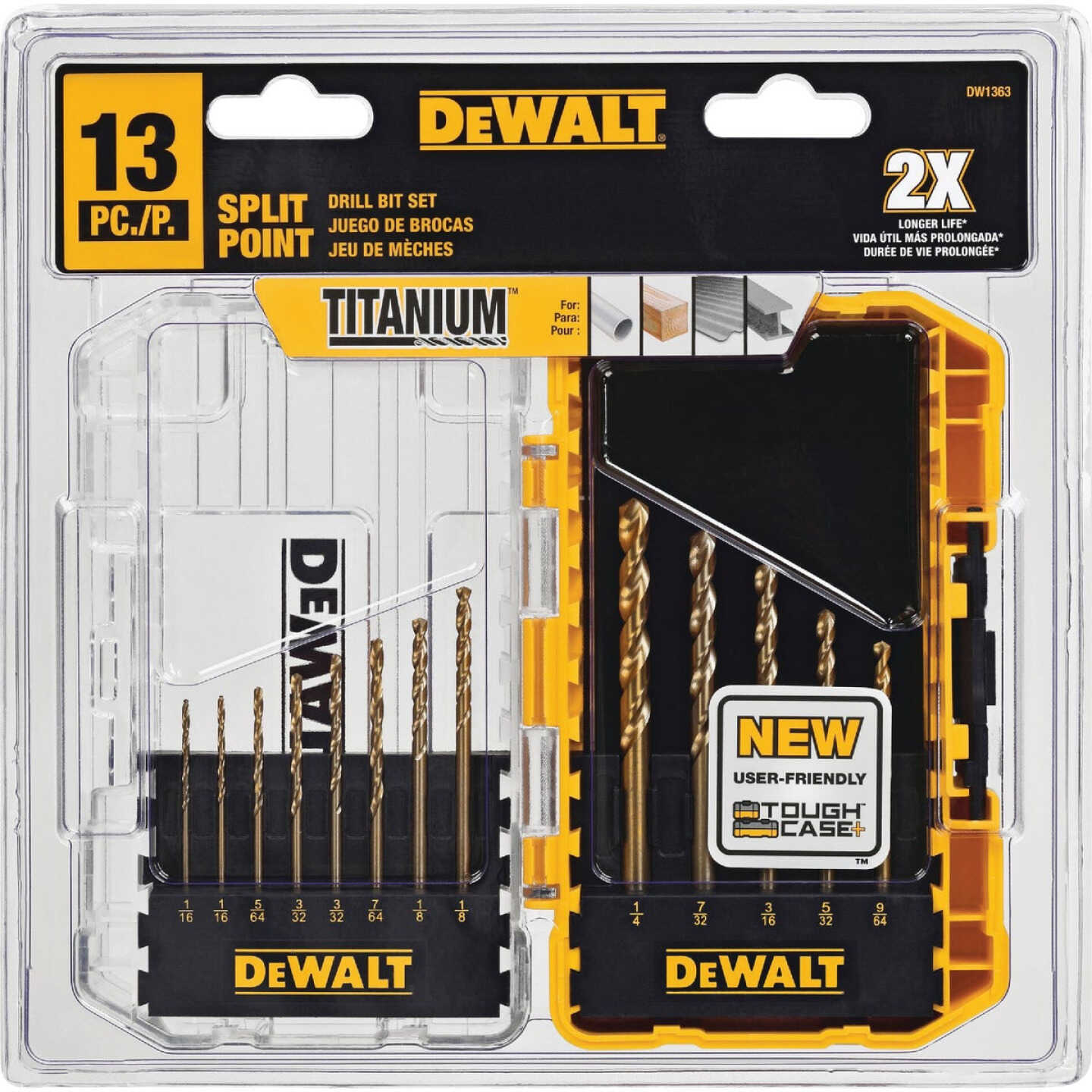 DEWALT 13-Piece Titanium Drill Bit Set Image 2