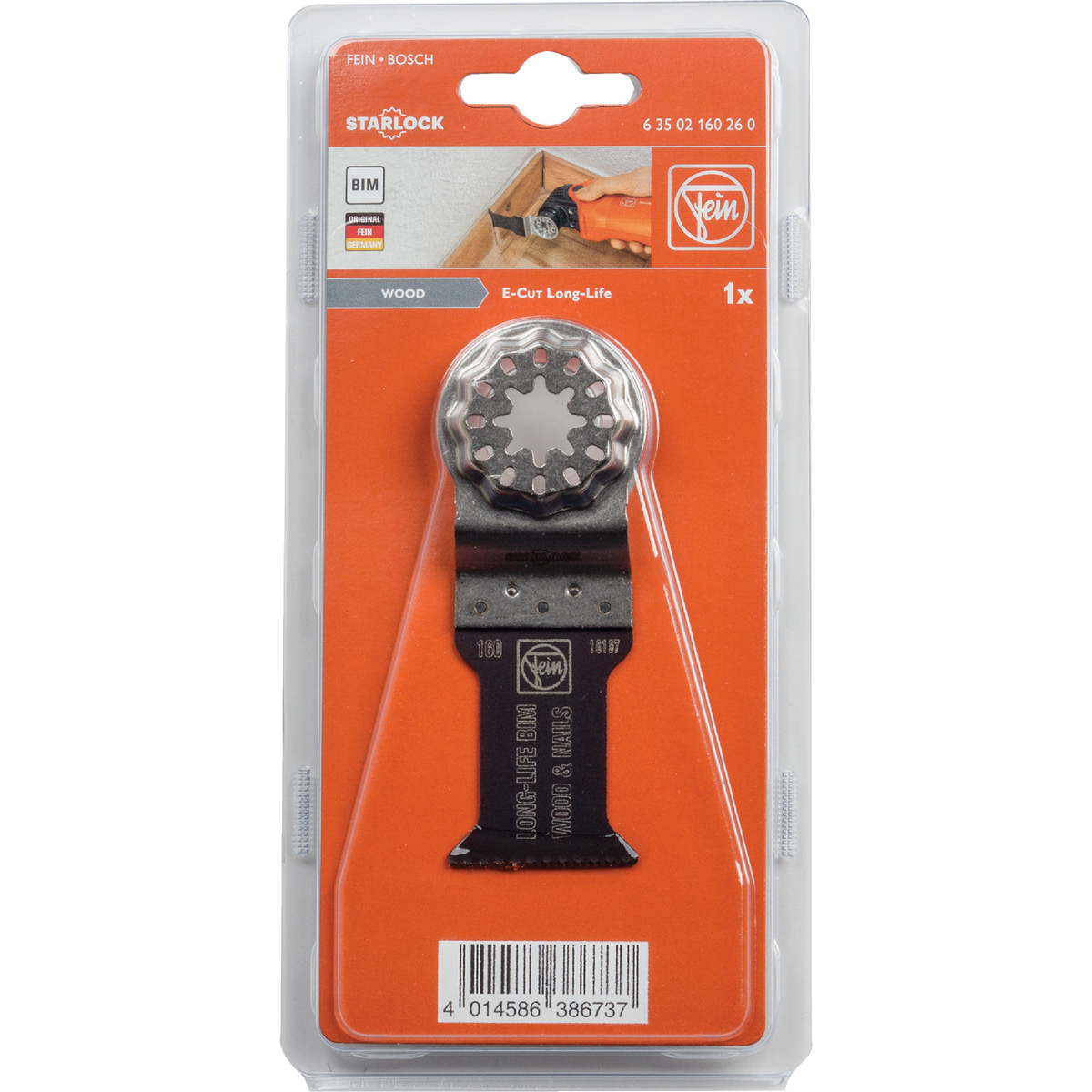 Fein Starlock 1-3/8 In. Bi-Metal Long-Life E-Cut Oscilating Blade Image 2