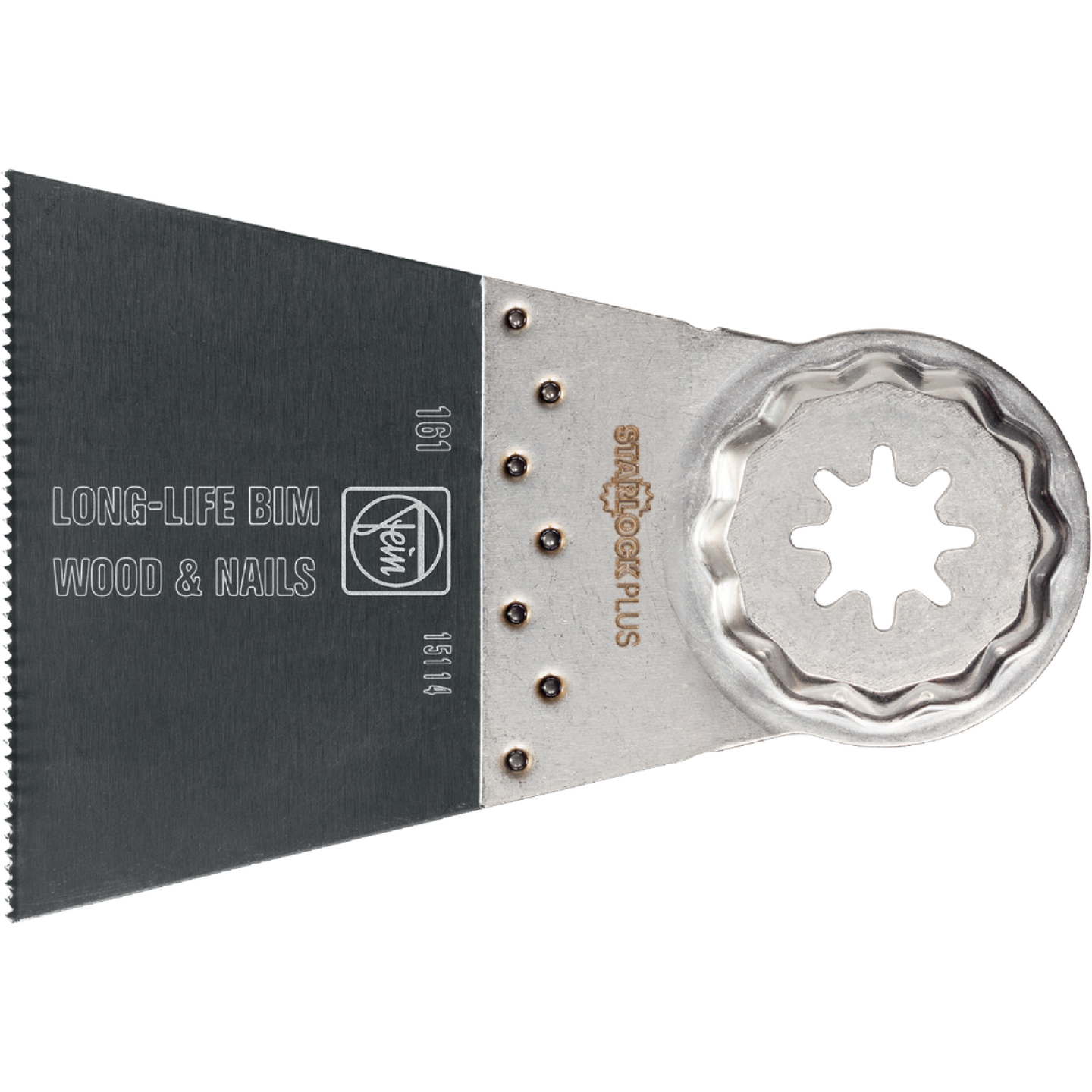 Fein Starlock 2-9/16 In. Bi-Metal Long-Life E-Cut Oscilating Blade Image 1