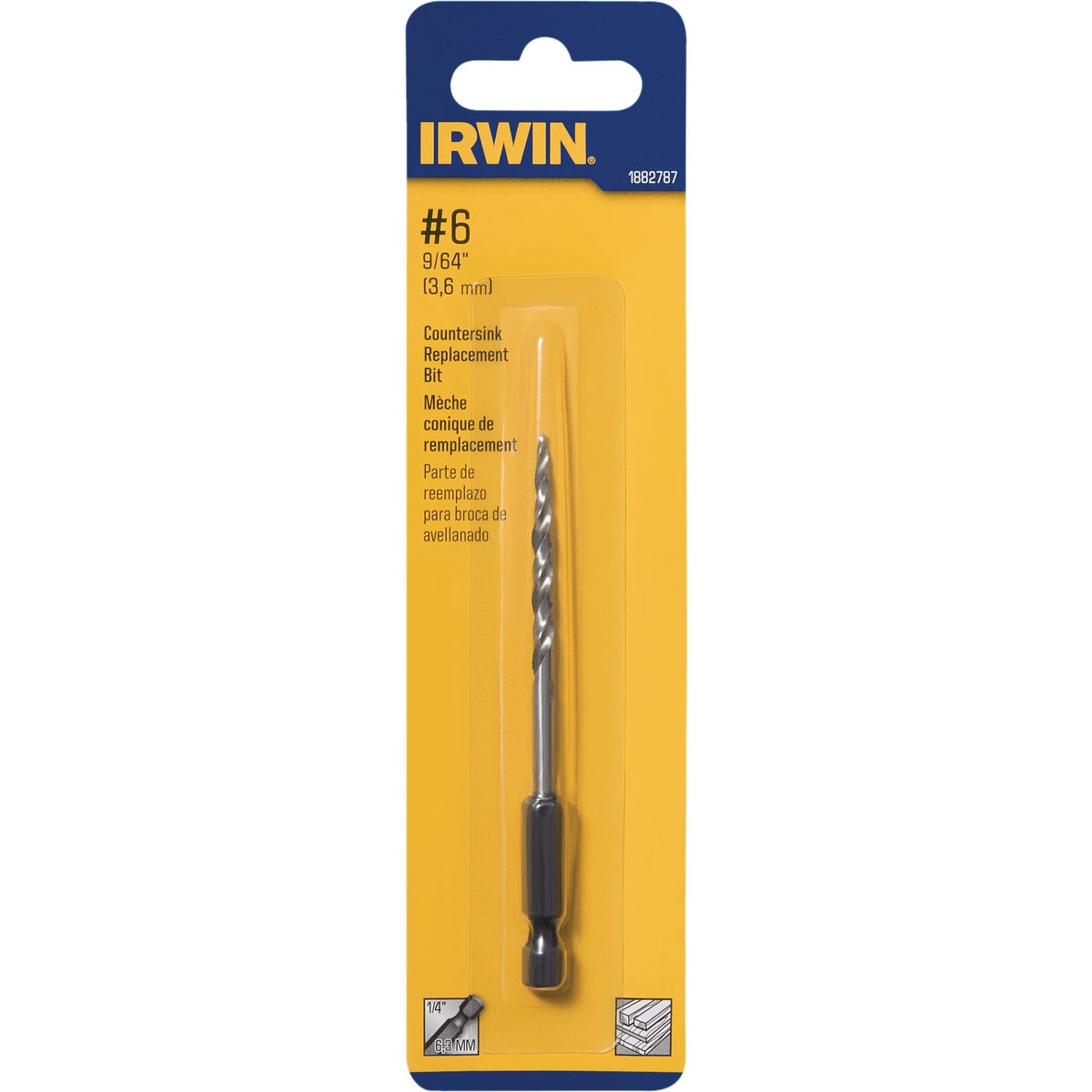 Irwin #6 - 9/64 In. Wood Countersink Image 2