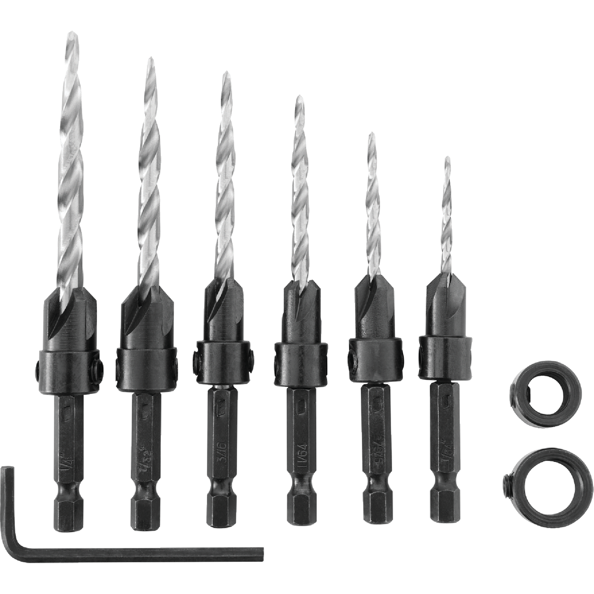 Irwin 8-Piece Wood Countersink Bit Set