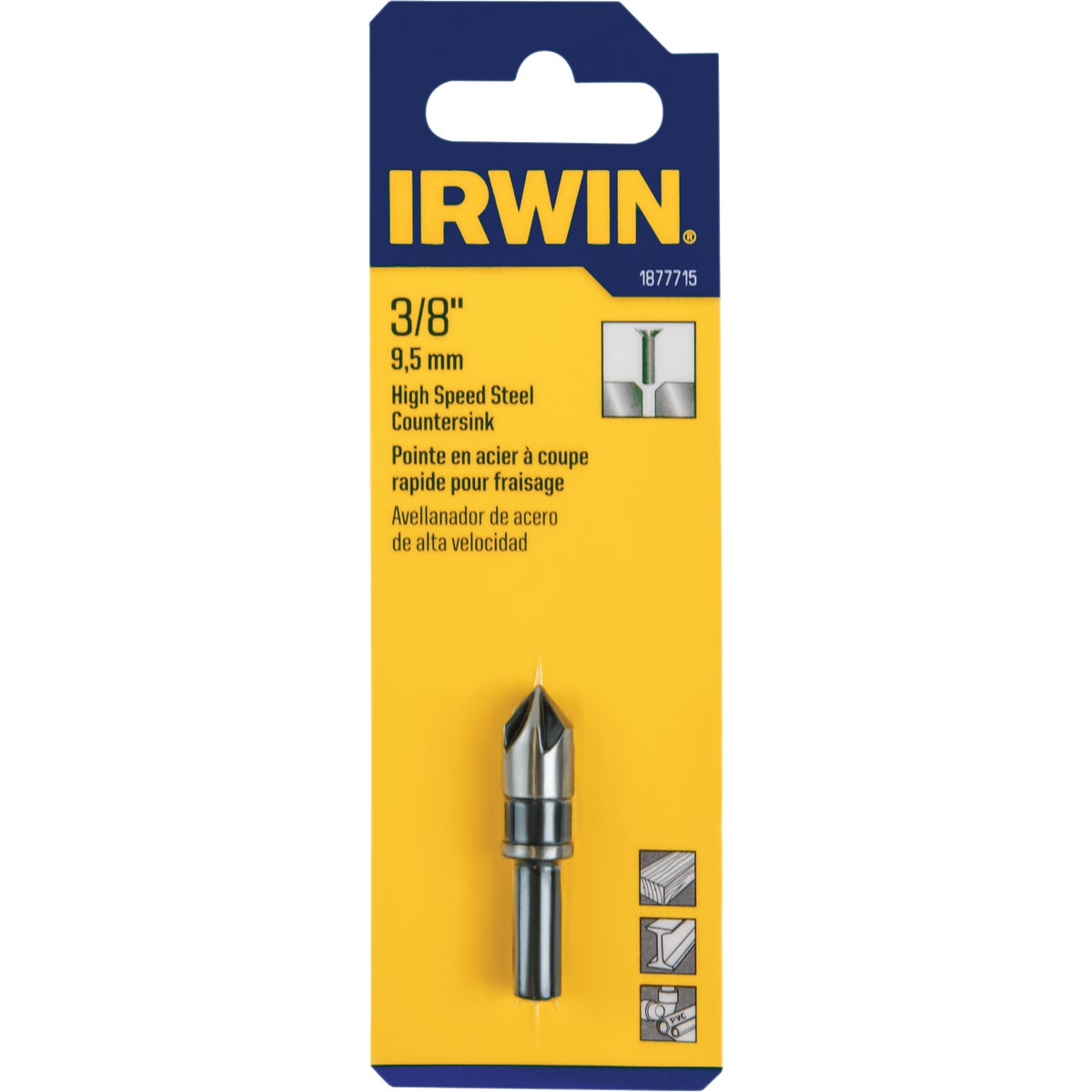 Irwin 3/8 In. Round Most Machineable Metals Countersink Image 5
