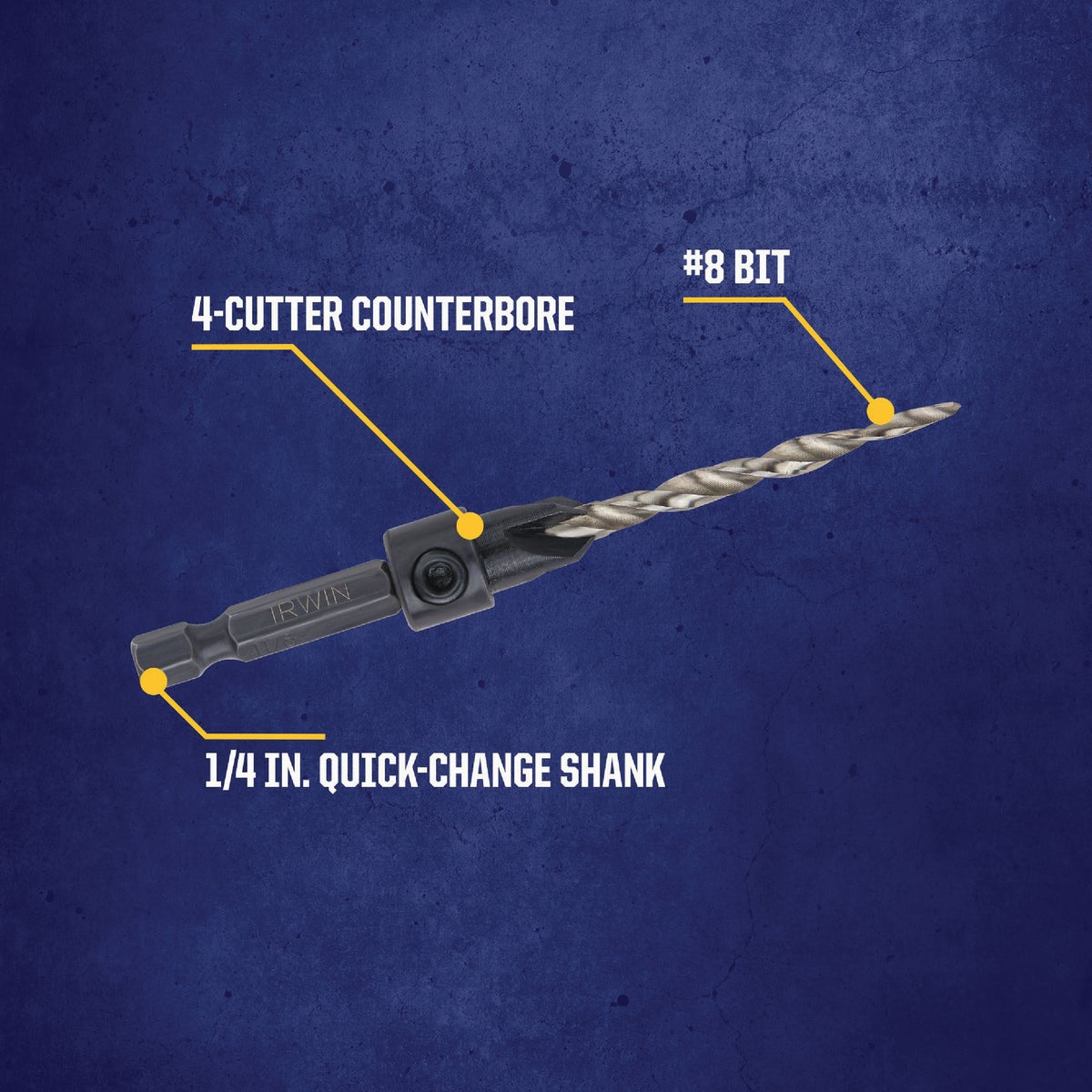 Irwin #8 - 11/64 In. Wood Countersink Image 2