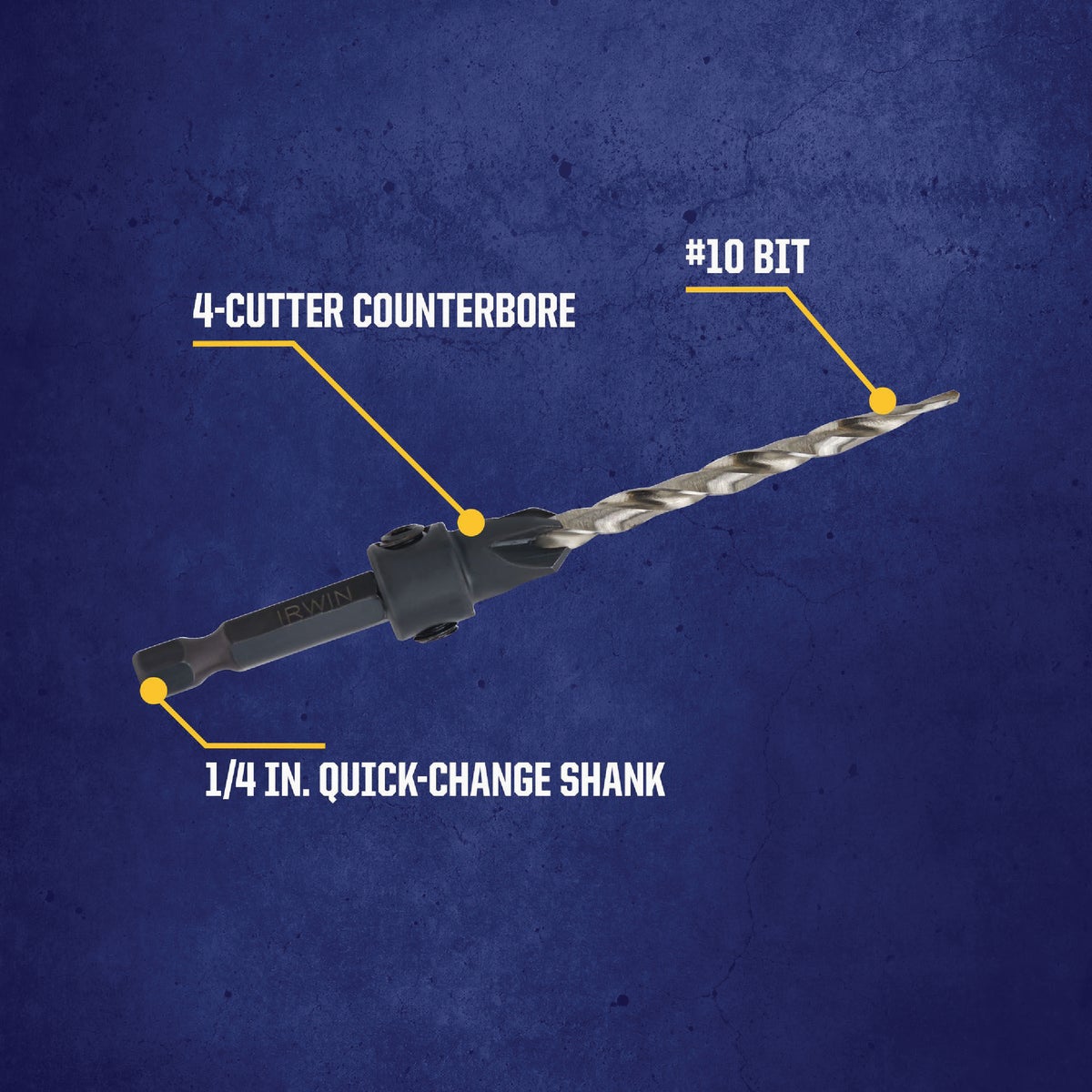 Irwin #10 - 3/16 In. Wood Countersink Image 2