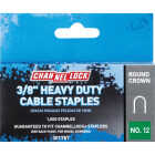Channellock T25 Round Crown Cable Staple, 3/8 In. (1000-Pack) Image 1
