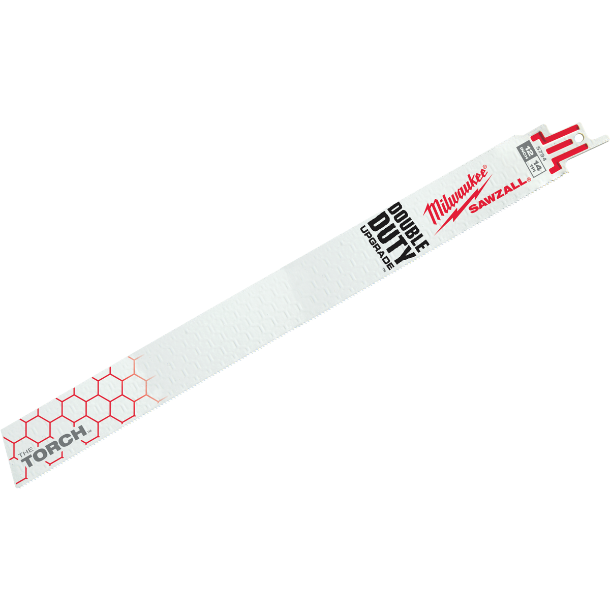 Milwaukee SAWZALL The TORCH 12 In. 14 TPI Metal Demolition Reciprocating Saw Blade (5-Pack) Image 1