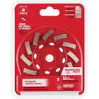 Milwaukee DIAMOND MAX 4 In. Segmented Turbo Rim Diamond Cup Wheel Image 8