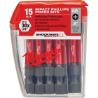 Milwaukee SHOCKWAVE #2 Phillips 2 In. Power Impact Screwdriver Bit (15-Pack) Image 1