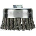Milwaukee 4 In. Knotted .020 In. / .023 In. Angle Grinder Wire Brush Image 1