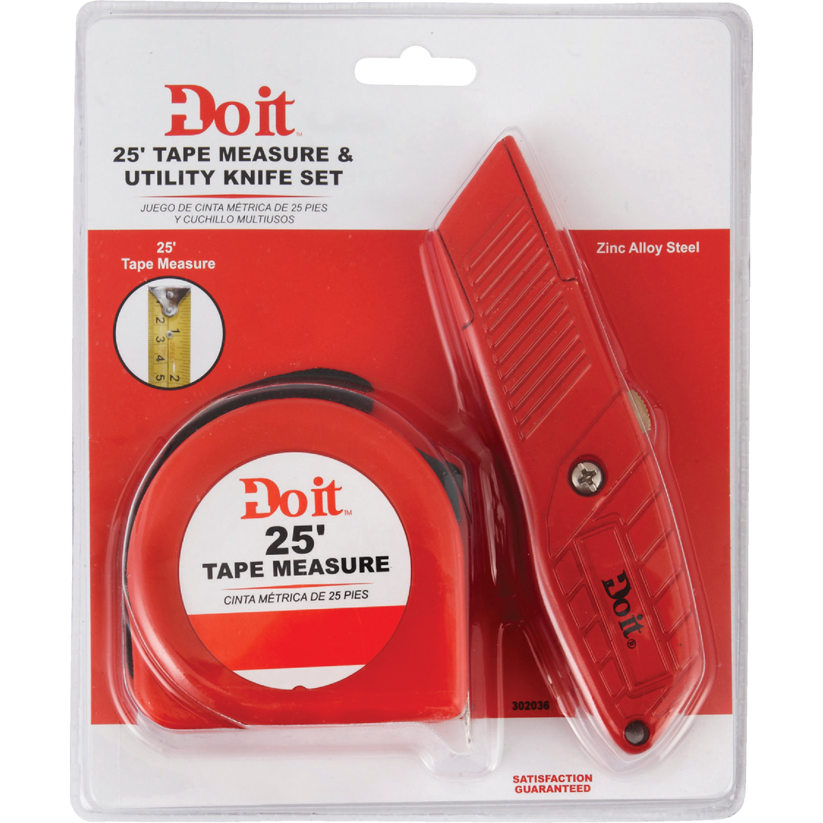 Do it 25 Ft. Tape Measure and Utility Knife Tool Set (2-Piece) Image 2