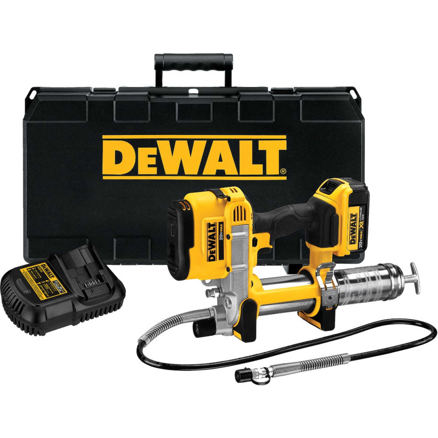DEWALT 20 Volt MAX Lithium-Ion Cordless Grease Gun Kit Image 6