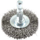 Forney 1-1/2 In. Hex Crimped, Fine Drill-Mounted Wire Wheel Image 1