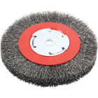 Forney 6 In. Crimped, Coarse .012 In. Bench Grinder Wire Wheel Image 1