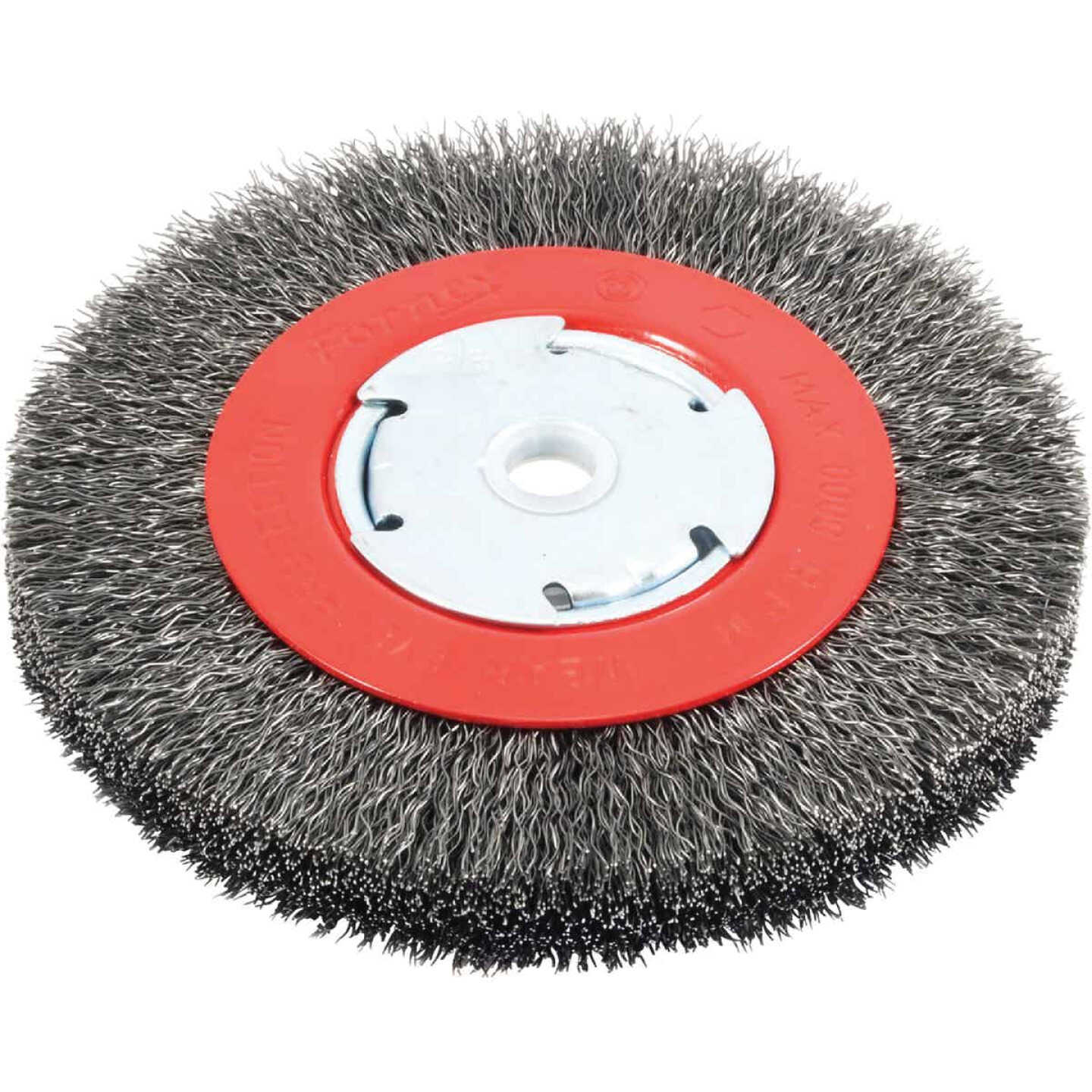 Forney 6 In. Crimped, Coarse .012 In. Bench Grinder Wire Wheel Image 1