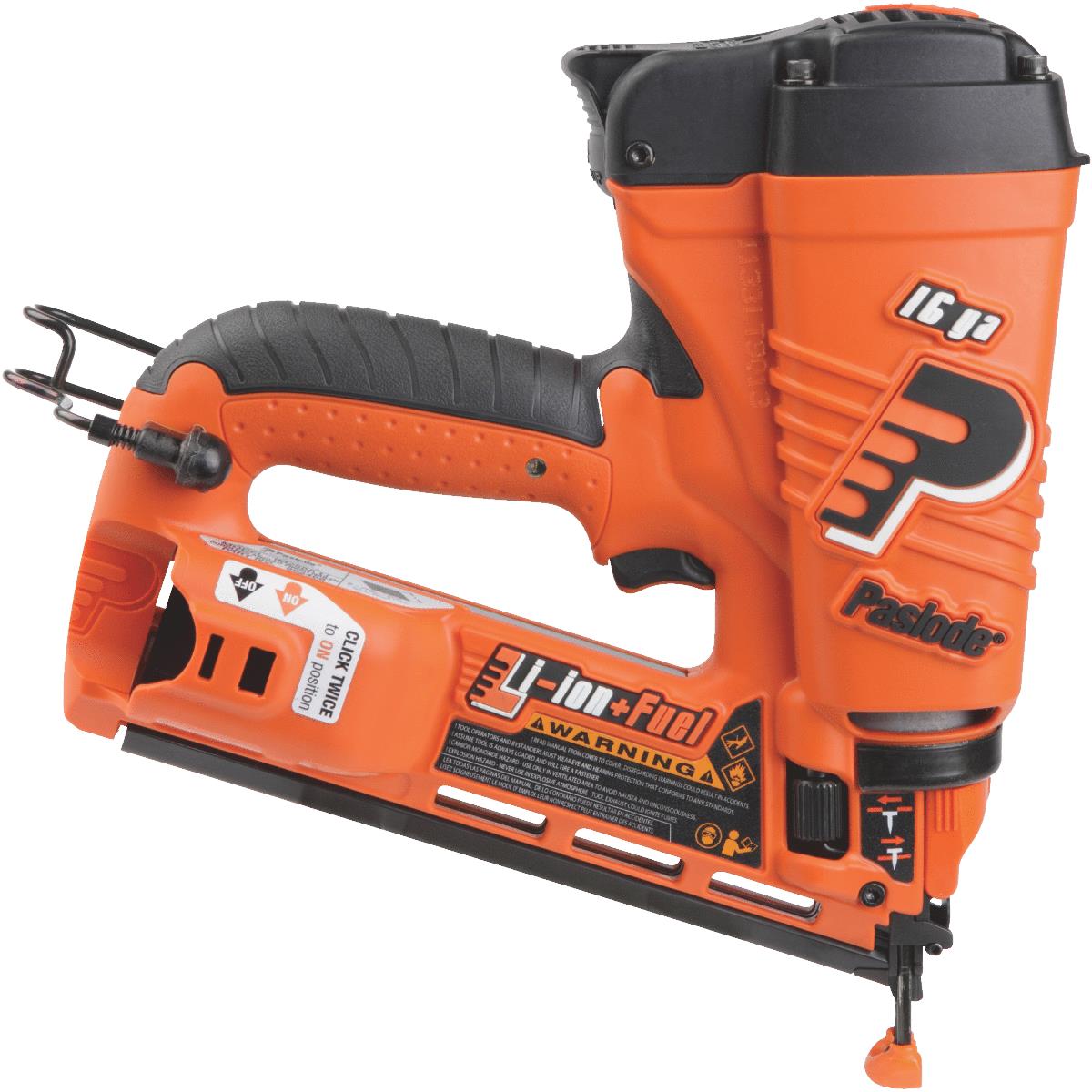 Paslode 7.4-Volt Lithium-Ion 16-Gauge 2-1/2 In. Angled Cordless Finish Nailer Kit